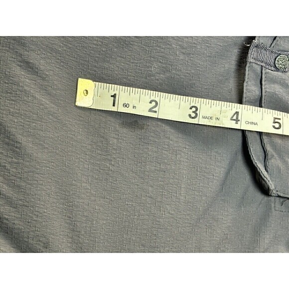 Prana Convertible Zip Off Outdoor Activewear Hiking Pants Womens 14 Gray shorts - Picture 10 of 10